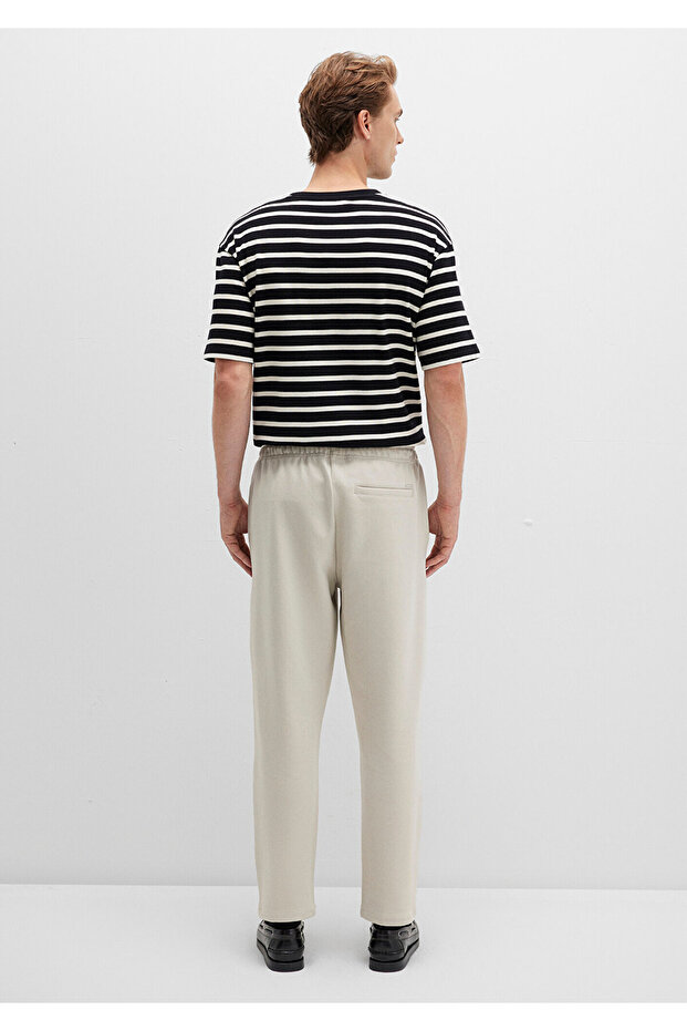 Bej Örme İnterlok Pantolon 0010521-70144 - 5
