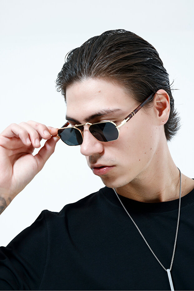 EŞREF - Unisex Güneş Gözlüğü Leopar UV400 Korumalı - 8