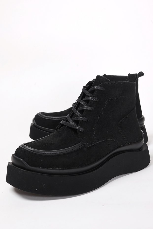 Clara Women's Lace-Up Suede Boots A014-K700