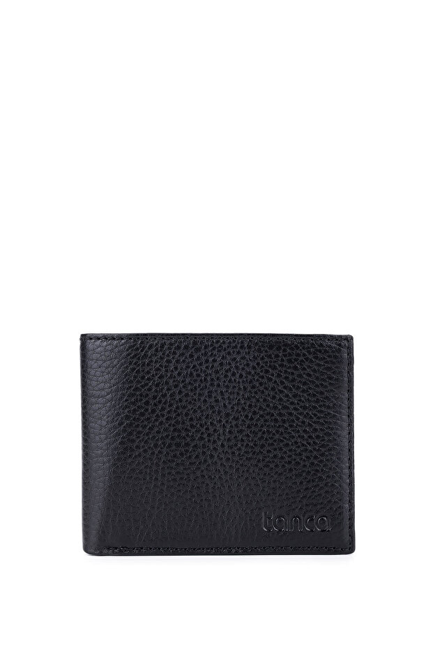 Men's Genuine Leather Black Floter Wallet