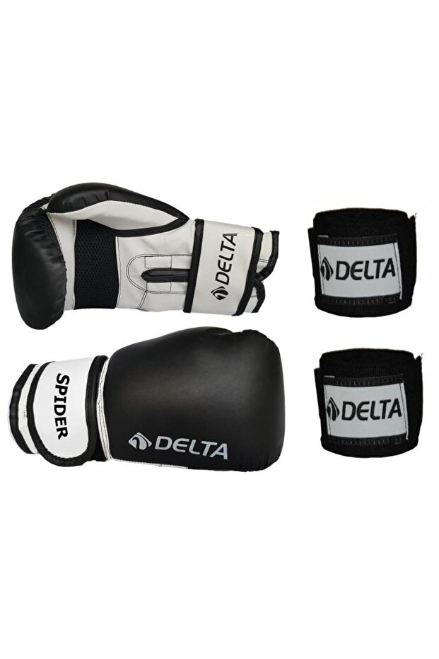 Spider Dura-Strong Boks Eldiveni + Boks El Bandajı Seti - 1
