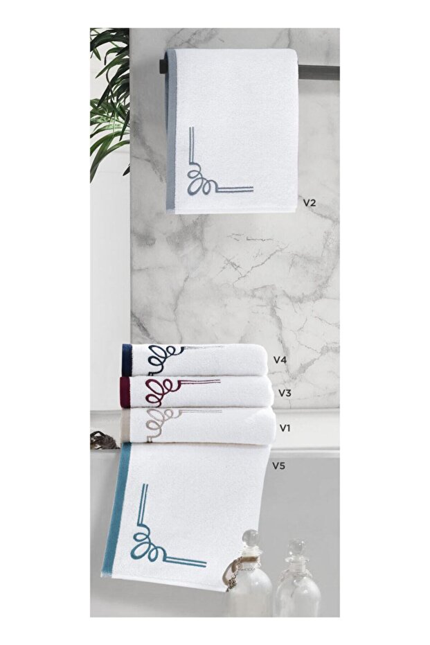 Kiros 50X90 Cm Navy Blue Towel