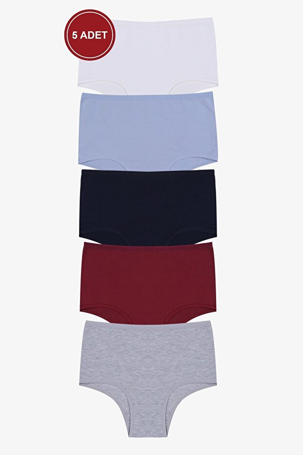 Women's 5-Piece Lycra Extra High Waist Panties