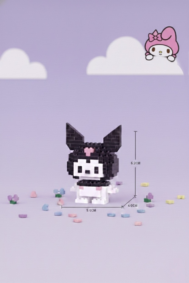 Mini Yapı Blok Kuromi Figürü – 145 Parça - 4