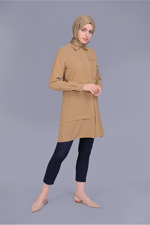 NAKIŞLI PULLU TUNİK 41529 - 2