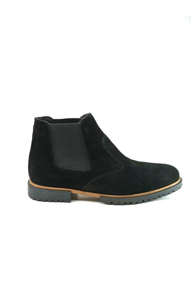 Men's 100% Genuine Leather Chelasea Suede Boots