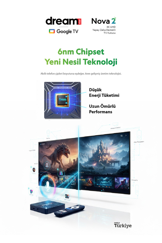 تلفزيون نوفا 4 كي بنظام أندرويد 12 - ذاكرة أندرويد مرخصة بسعة 32 جيجابايت - 5