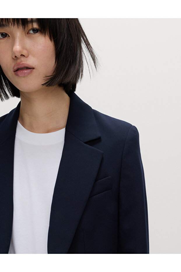 Tek Düğmeli Blazer - 4