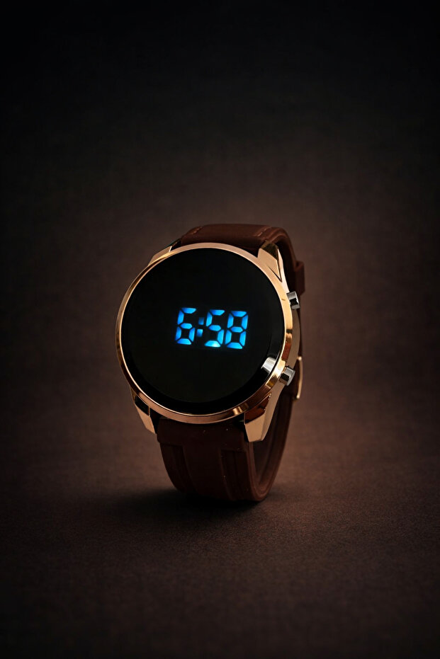 Popular Digital Men's Silicone Strap Wrist Watch