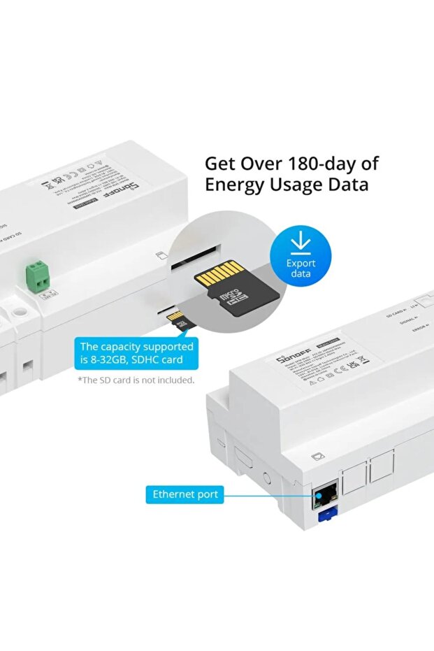 عداد الطاقة الذكي القابل للتكديس (SPM-4Relay) - 6