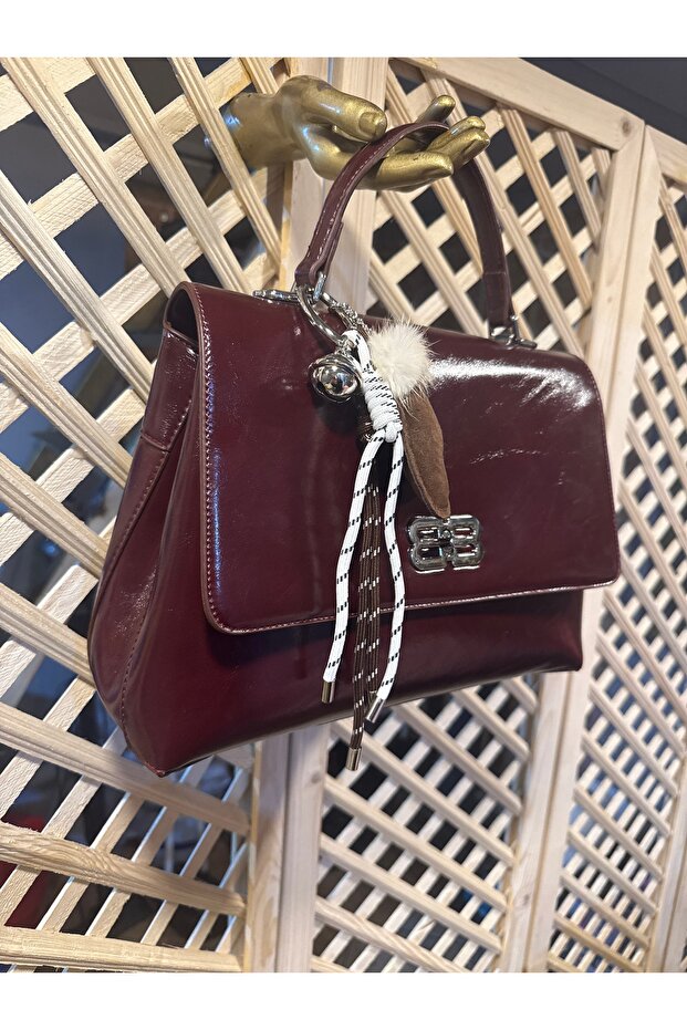 Bordo ithal çanta - 2