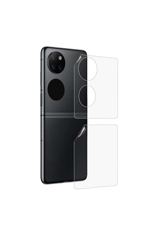 Transparent Hydrogel Back Protector Compatible with Huawei Pocket 2 - 1