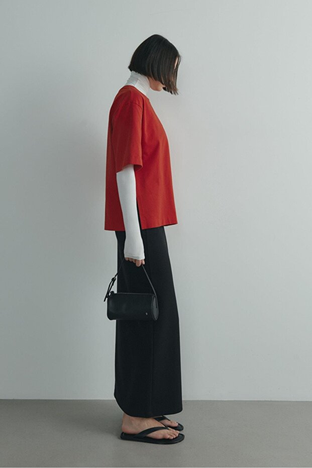 Kırmızı Nox Oversize Tişört - 3