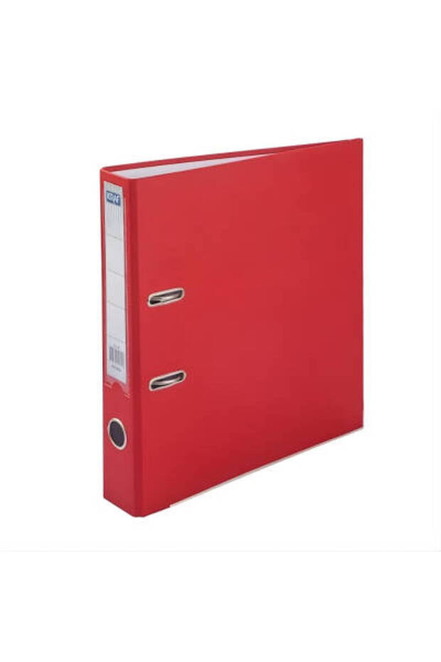 Office Folder, Narrow, A4 Size, 2-Ring, Red - 1