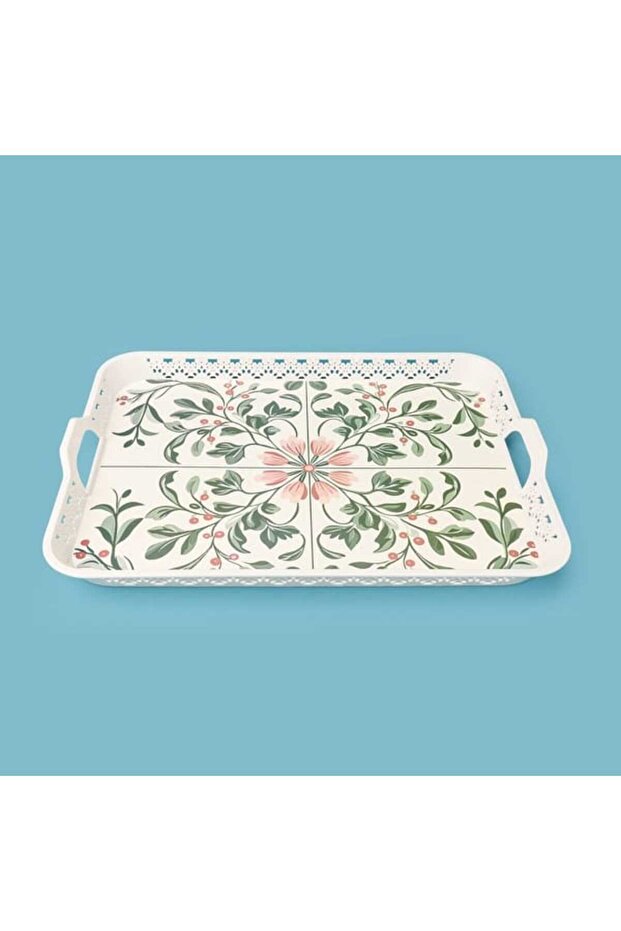 Kitchen Leaf Tepsi - Renkli - 51x38 cm - 2