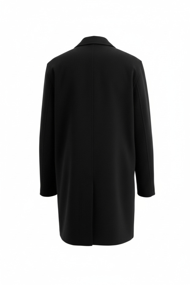 SİYAH Kaşe Kaban - 2