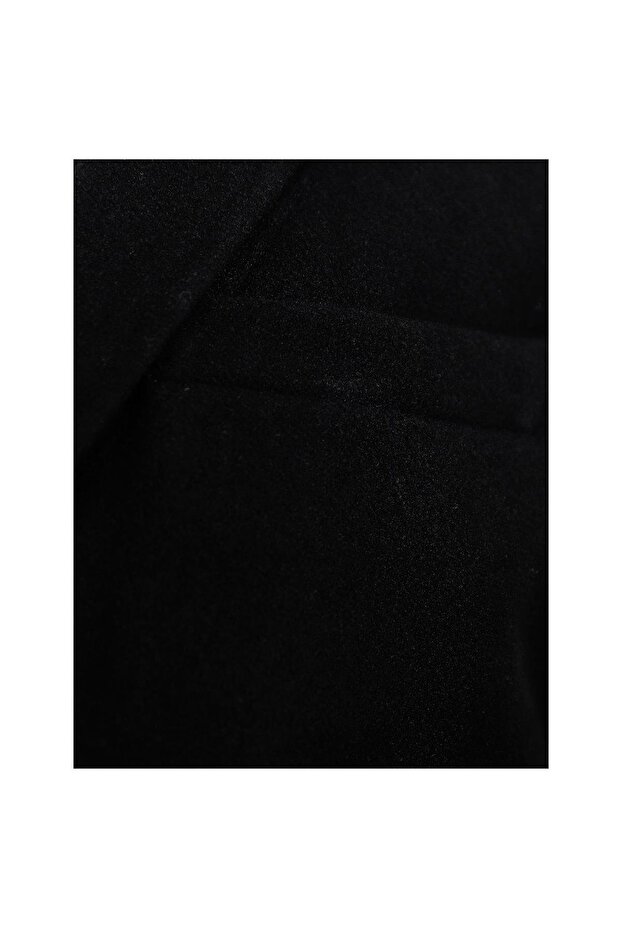 SİYAH Mono Yaka Kaban - 3