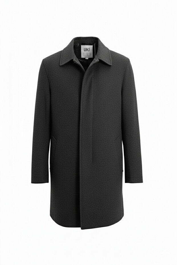 ANTRASİT Kaşe Kaban - 1