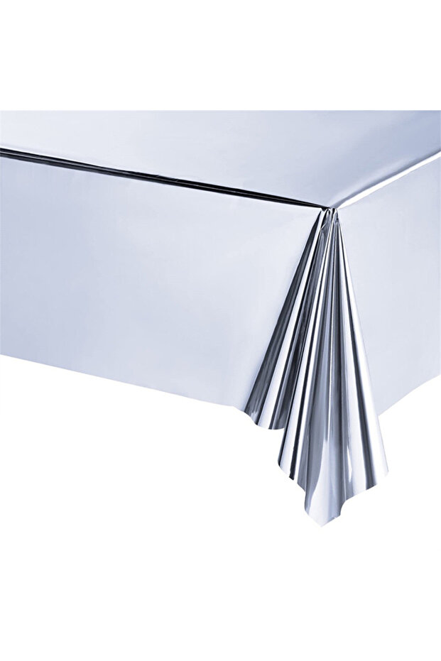 2-Pack Plastic Tablecloths Shiny Disposable Rectangular Tablecloths Suitable For Party Decoration - 1