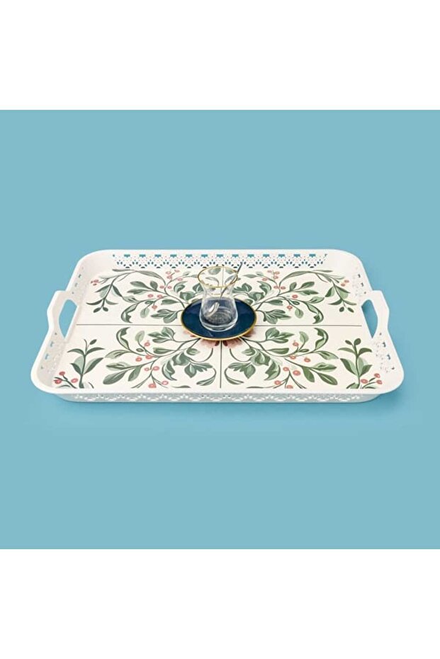 Kitchen Leaf Tepsi - Renkli - 51x38 cm - 3