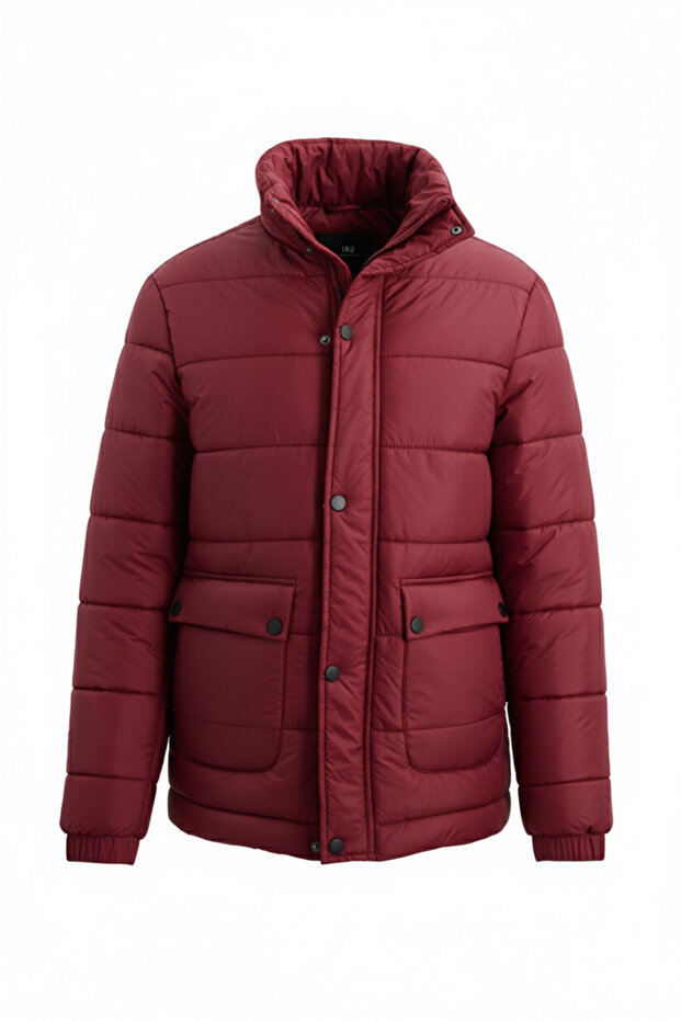 KIRMIZI Şişme Mont - 1