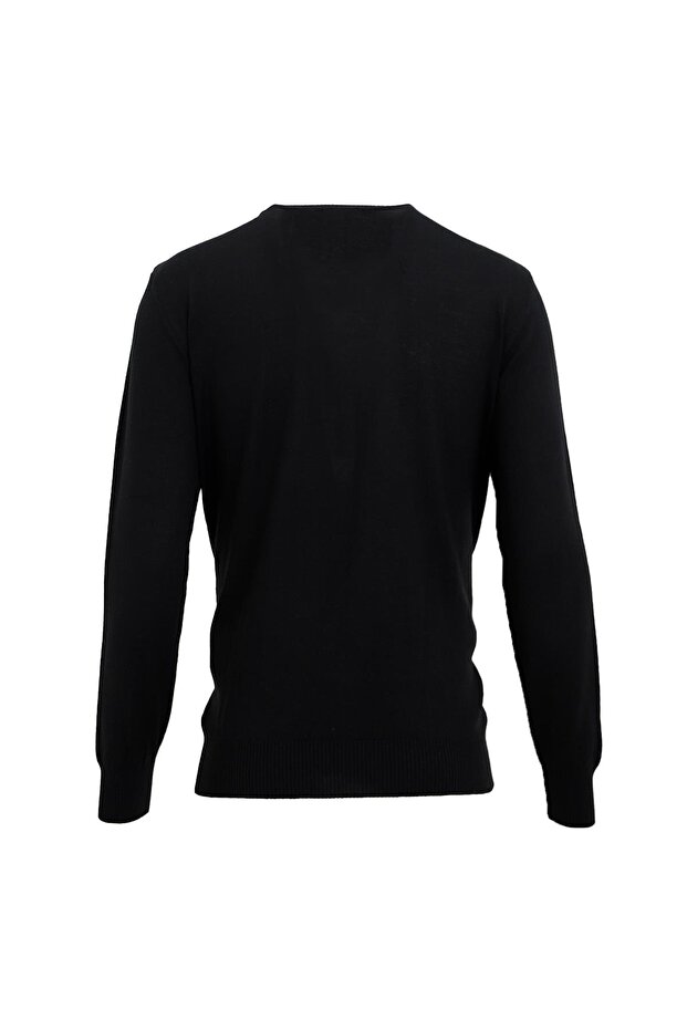 SİYAH O Yaka Triko - 2