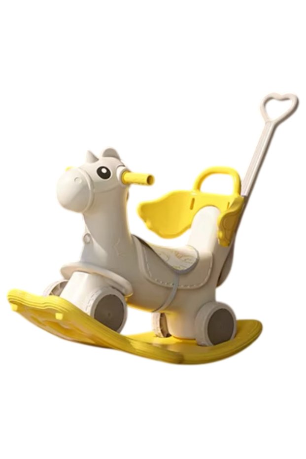 Baby Rocking Horse Ride On Toy for Kids with Handle and Backrest