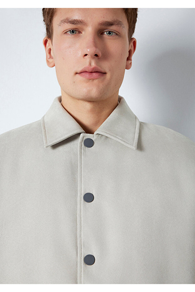 سترة راكبي الدراجات النارية باللون الرمادي 0110767 - 3