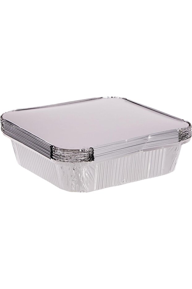 FALCON Aluminium Container Rectangle With Lid 83241 (1 X 10 Pieces)