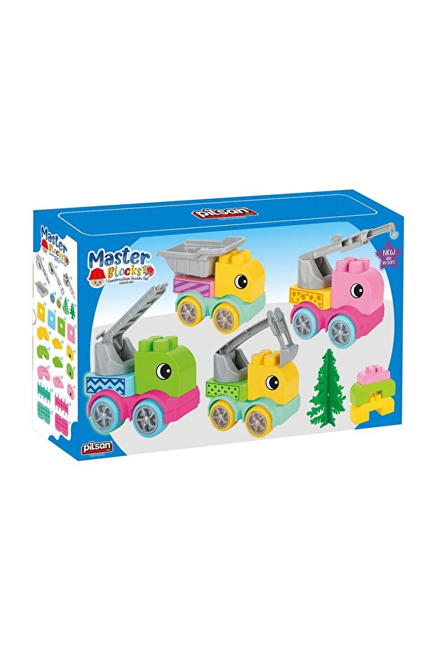 03 607 مجموعة شاحنات البناء ماستر بلوكس - 1