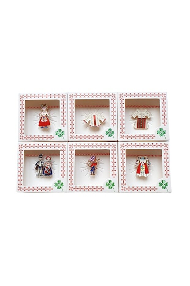 Set de 6 broșe tradiționale - 1