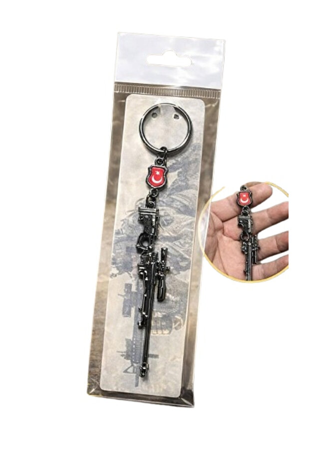 Premium Metal Manufacture Pubg Fortnite Counter-Strike Keychain Rifle
