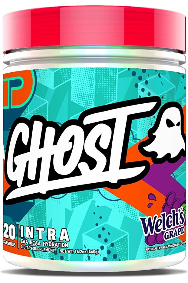 Intra Workout Powder - BCAAs & EAAs & Hydration - 20 Servings, Welch's Grape
