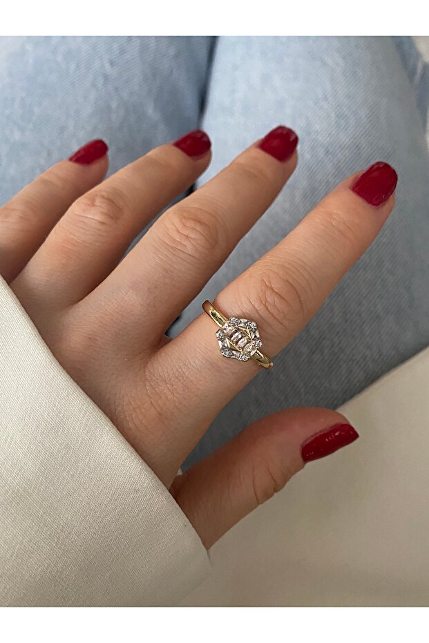 Limited Edition - Zircon Stone Bottom Adjustable Women's Ring
