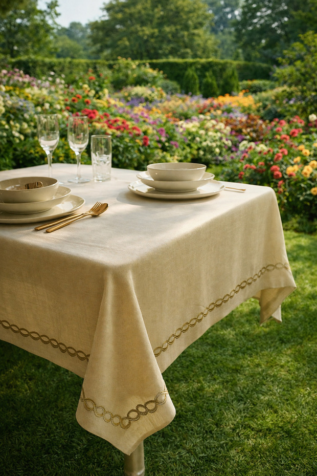 Matilda Tablecloth 160X260 – Special Weaving, Timeless Elegance