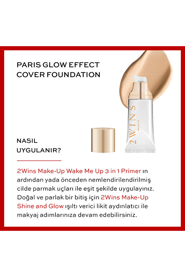 Paris Glow Effect Cover Foundation-Light - 6