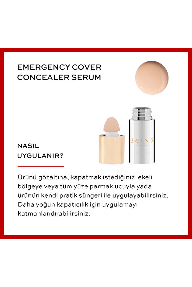 Emergency Cover Concealer Serum-Medium - 5