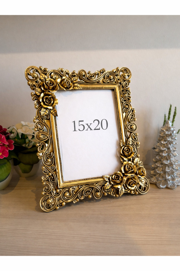 إطار ديكور بتصميم الورد 15x20 سم