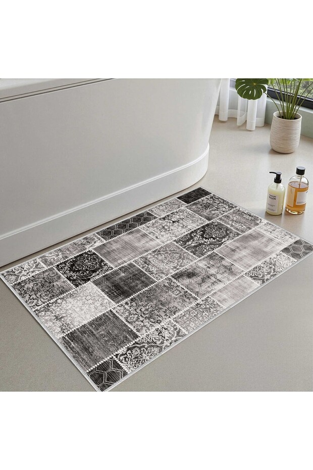 Bath Mat, Soft Bathroom Rug, Non-Slip Dot Backing, Washable - 60X100
