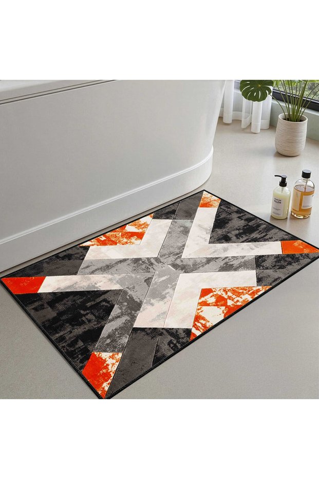 Bath Mat, Soft Bathroom Rug, Non-Slip Dot Backing, Washable - 60X100