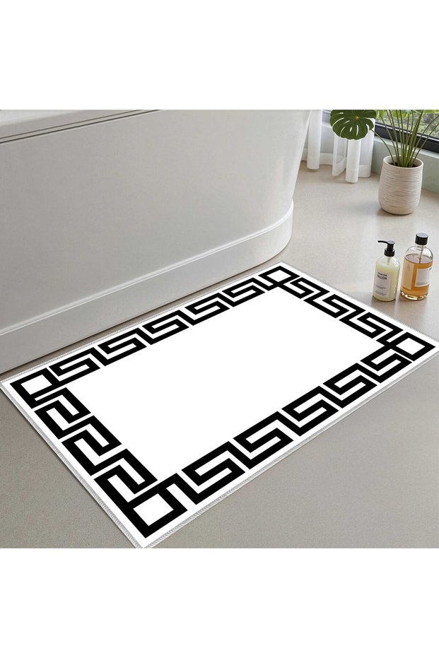 Bath Mat, Soft Bathroom Rug, Non-Slip Dot Backing, Washable - 60X100