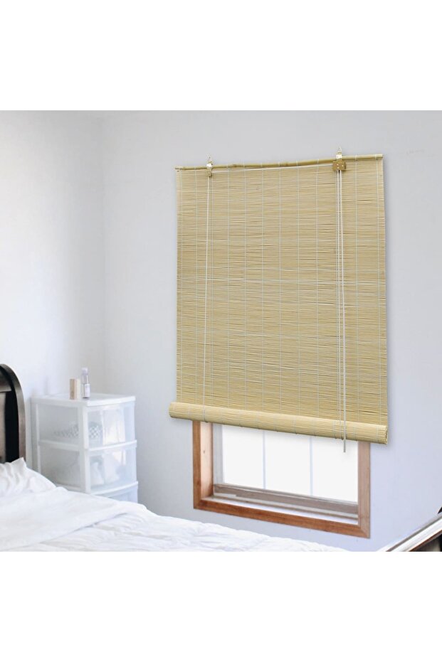 Roller Blind Bamboo 80x220 cm Natural