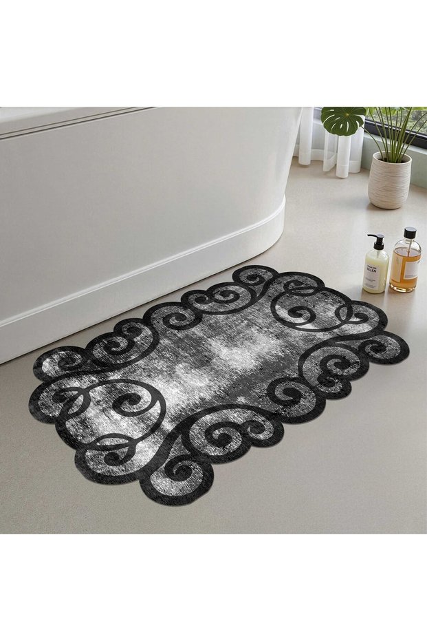 Bath Mat, Soft Bathroom Rug, Non-Slip Dot Backing, Washable - 60X100