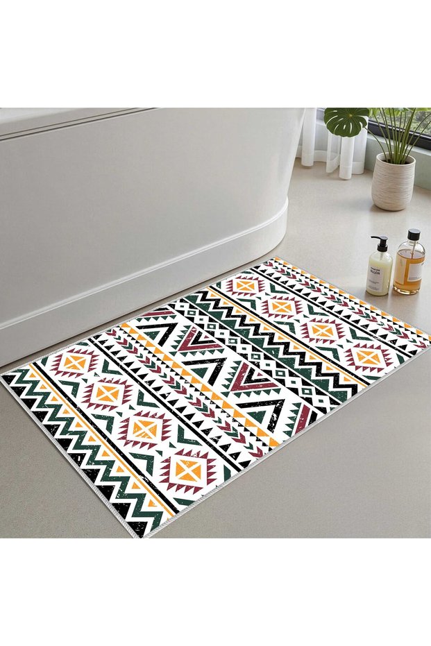 Bath Mat, Soft Bathroom Rug, Non-Slip Dot Backing, Washable - 60X100