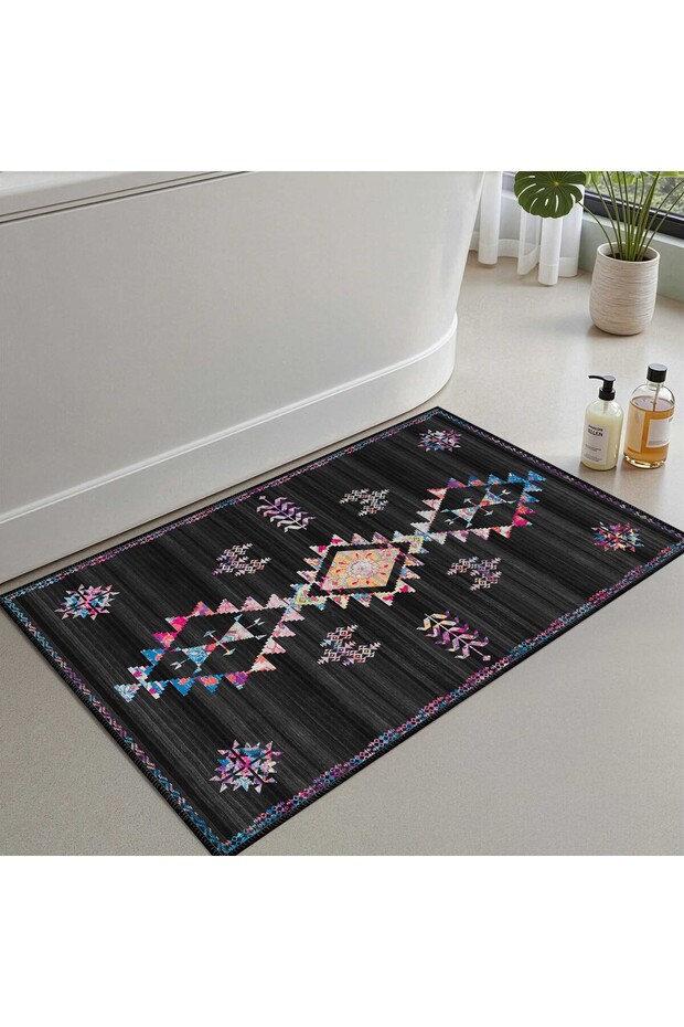 Bath Mat, Soft Bathroom Rug, Non-Slip Dot Backing, Washable - 60X100