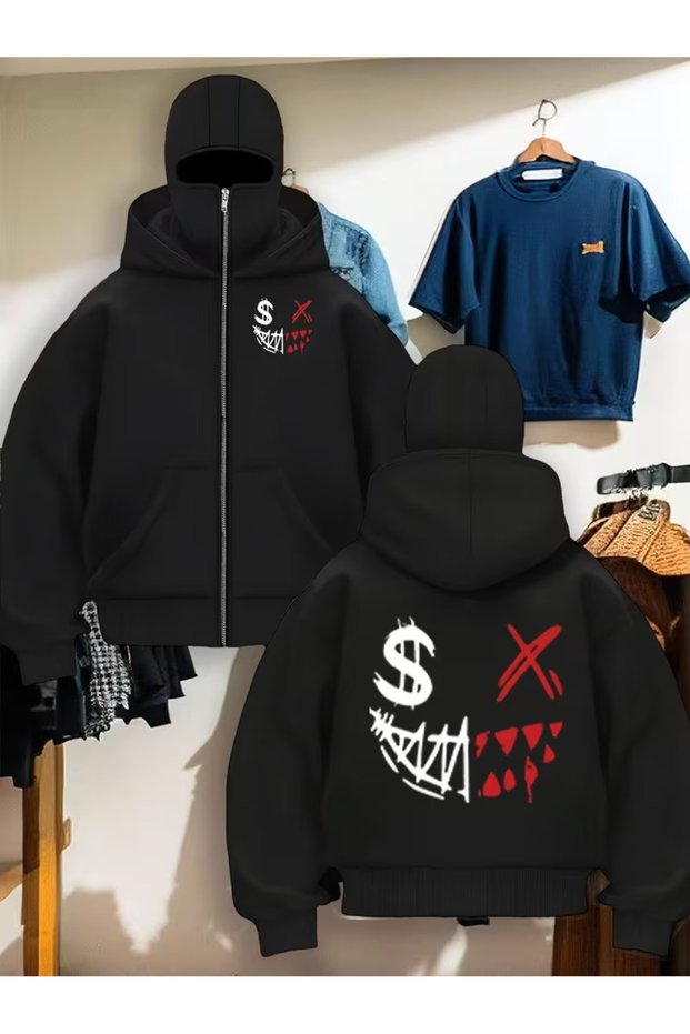 Snow Masked Ninja Hoodie – Unisex Hooded Warm and Comfortable Sweatshirt