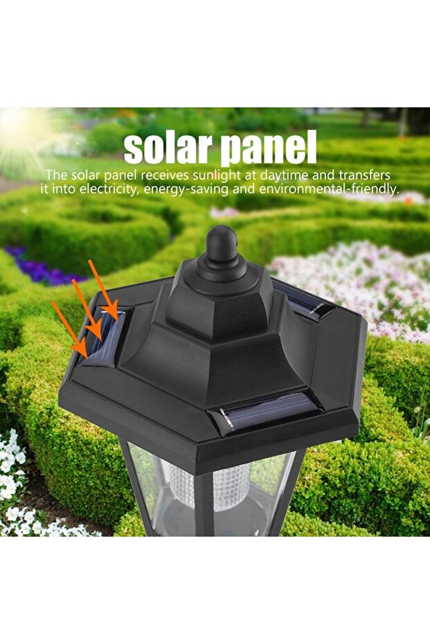 Hexagonal Solar Lamp - 2