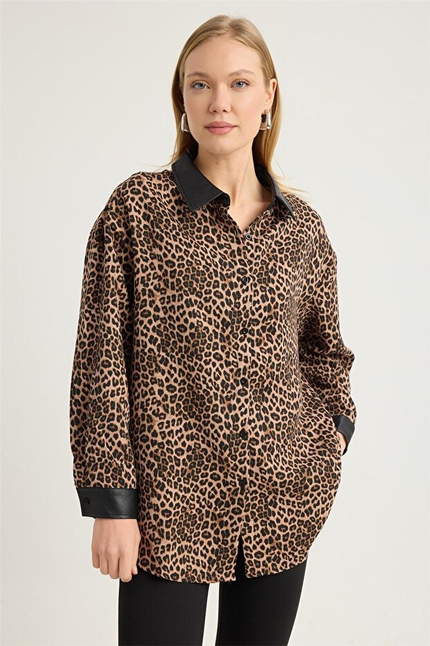 Leopard Pattern Shirt - 1