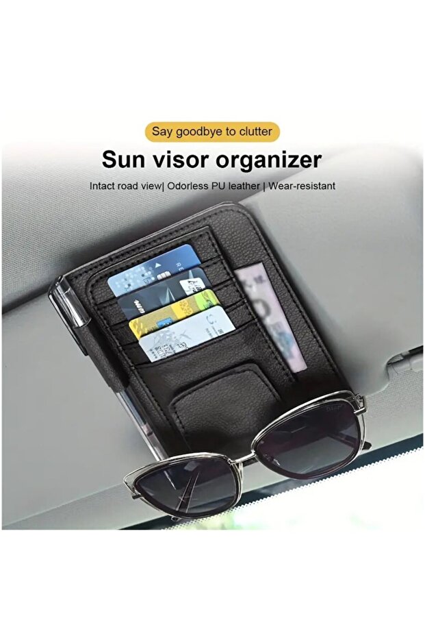 Car Sunshade Wallet Organizer - 2