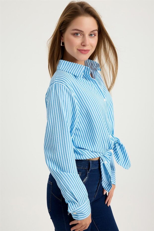 Kalın Çizgili Gömlek - 3